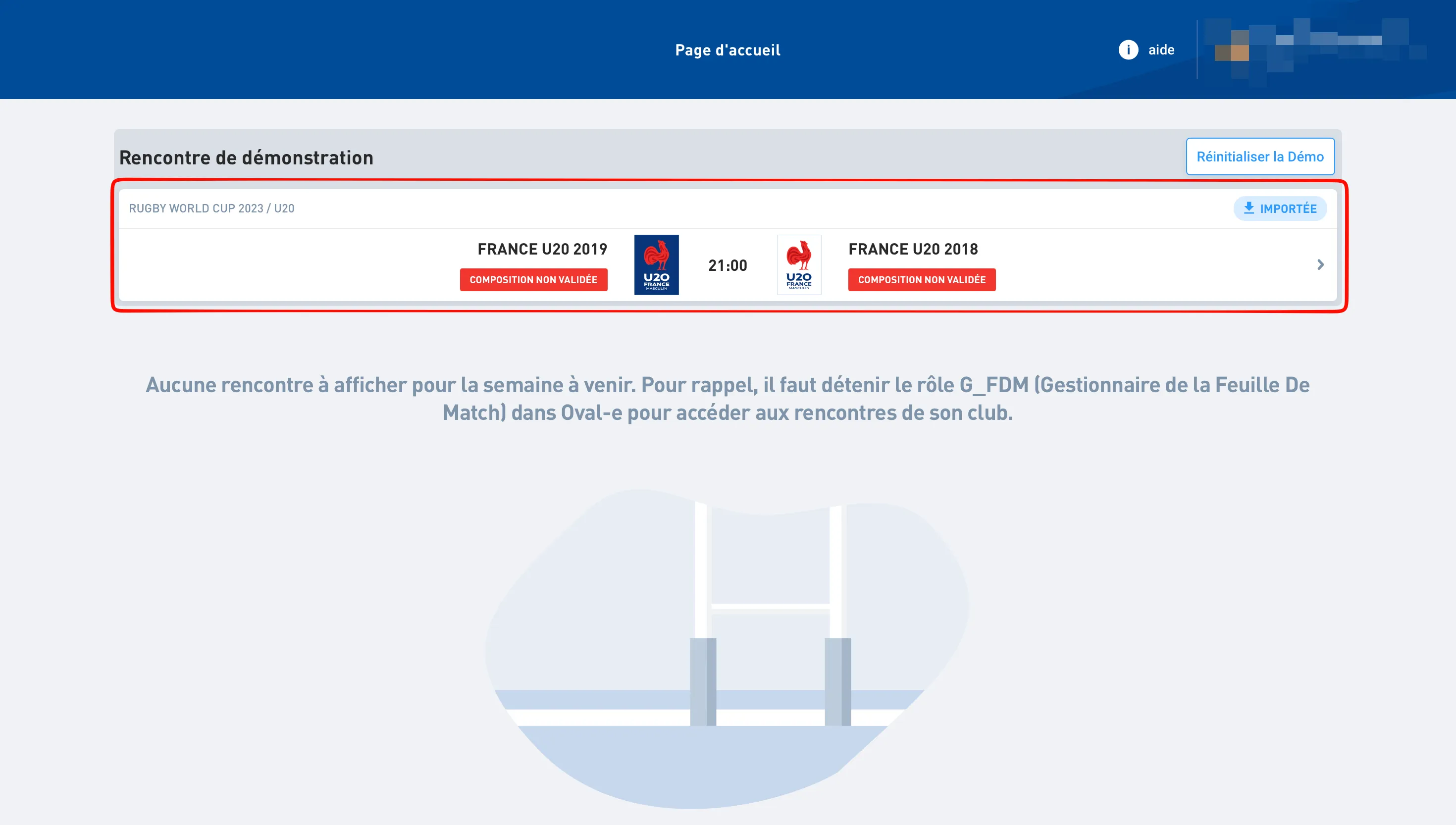 Ouverture de la rencontre importée