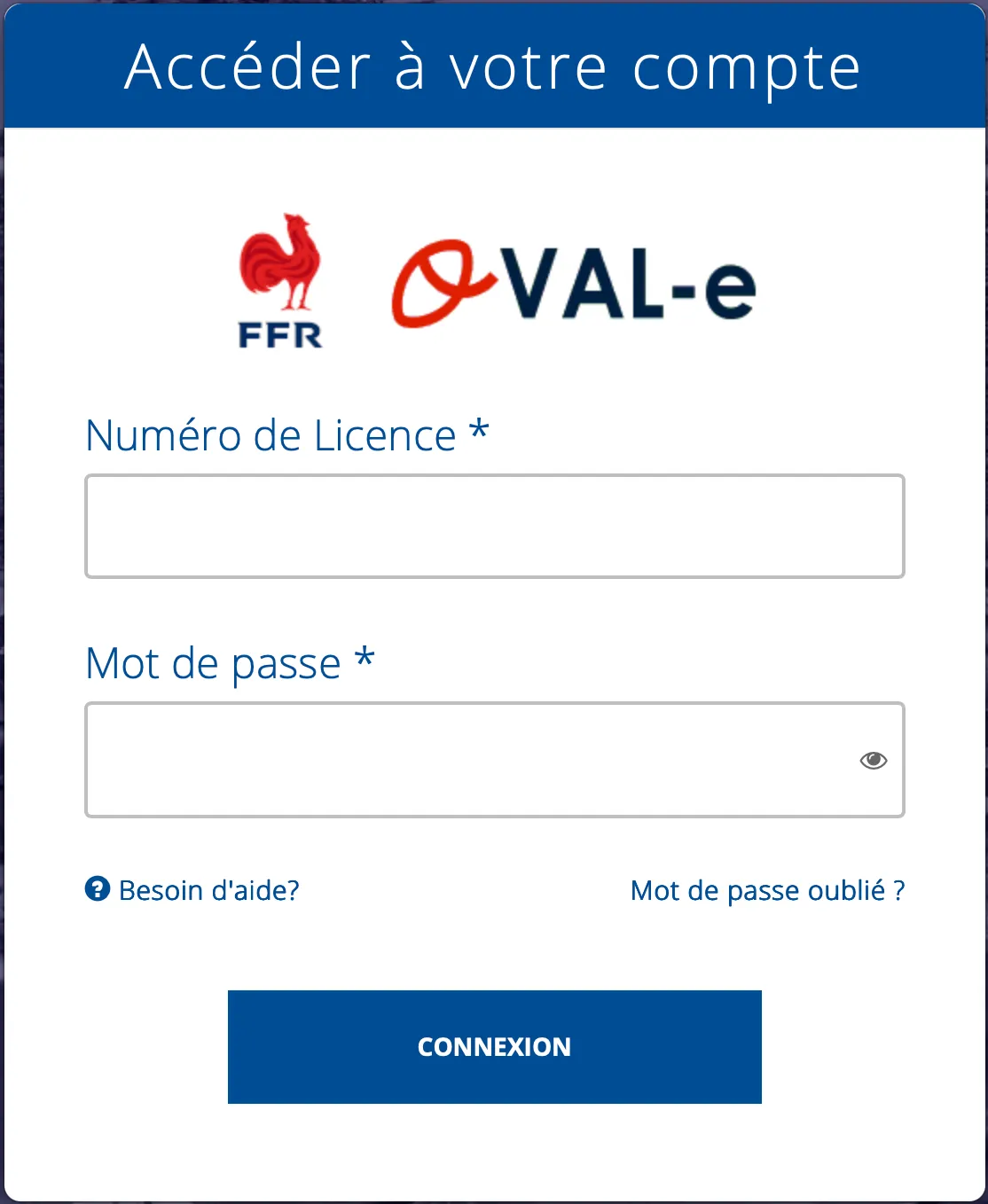 Connexion à Ovale2